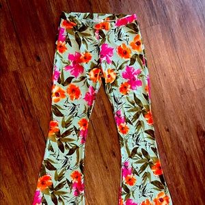 Floral bell bottoms